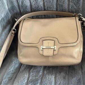 Coach Tan Leather Crossbody Bag
